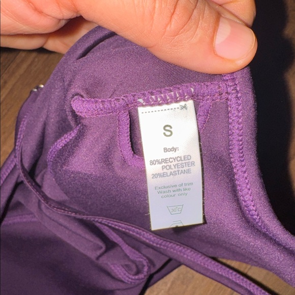 purple athletic wear set - Picture 2 of 13